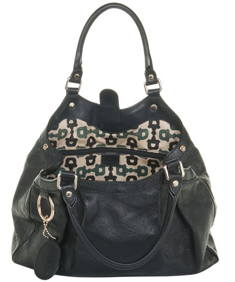 gucci sukey medium tote black leather|Gucci guccissima tote.